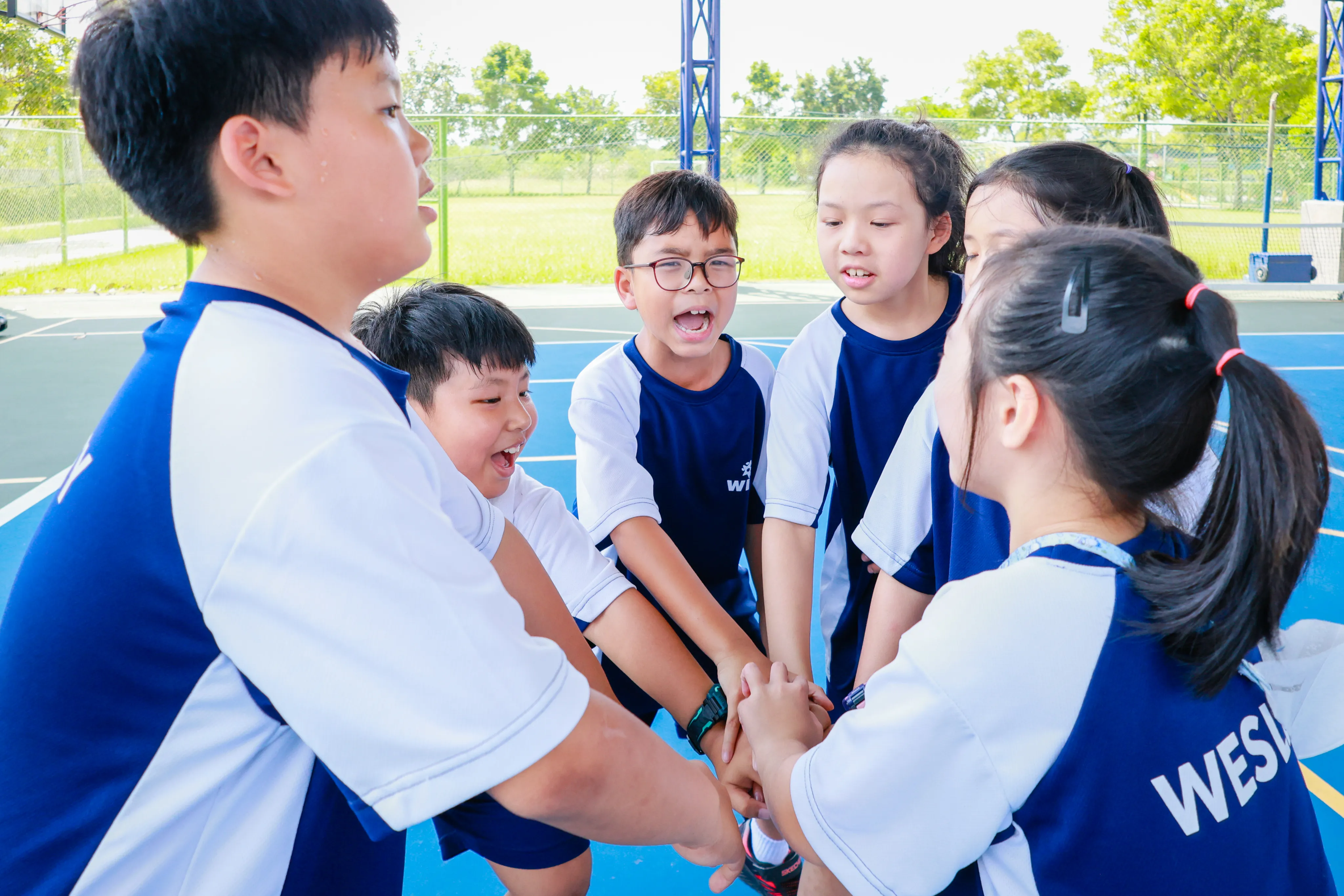 Students participating in Math and Science Week activities